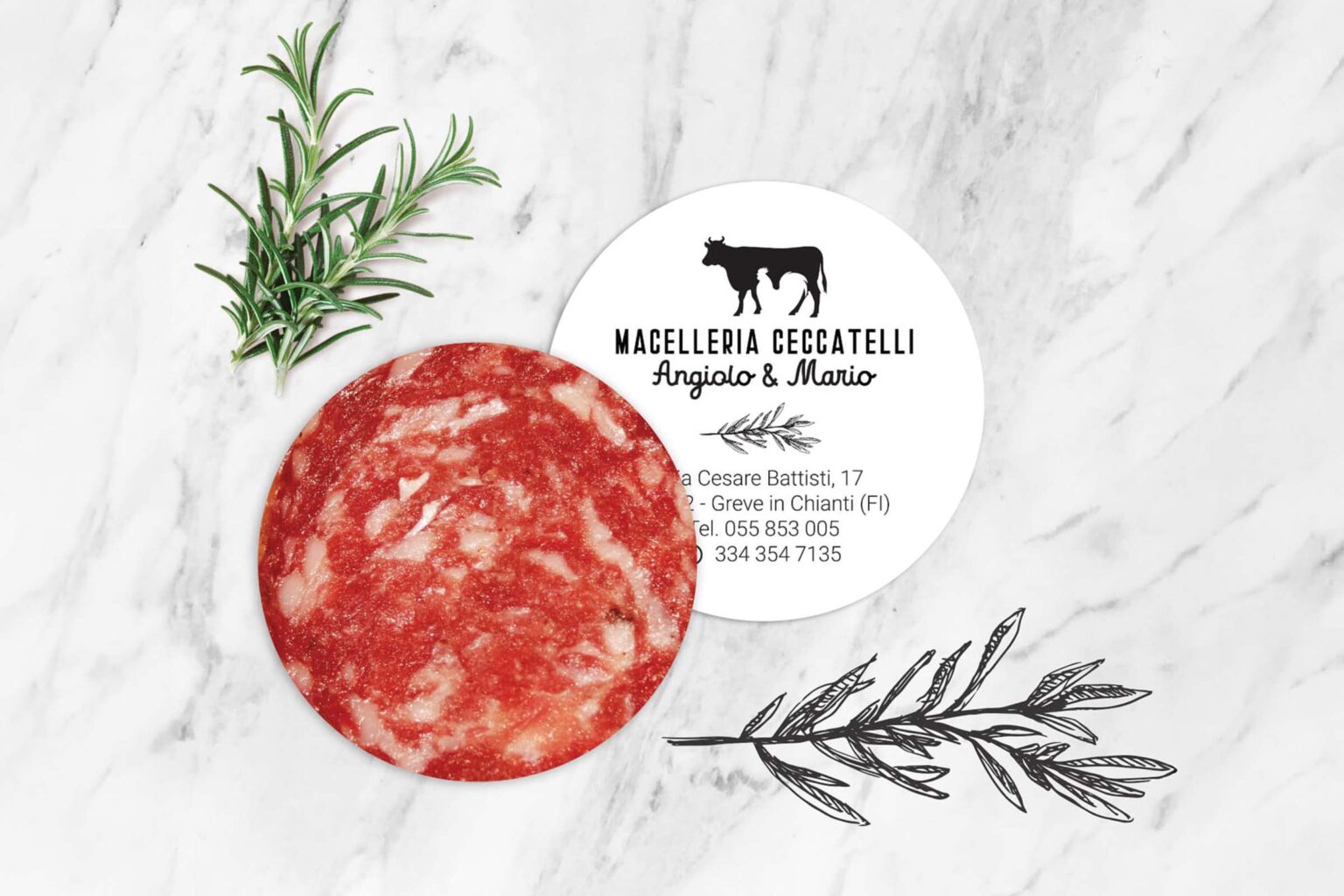 Macelleria Ceccatelli Chianti artisan brand identity