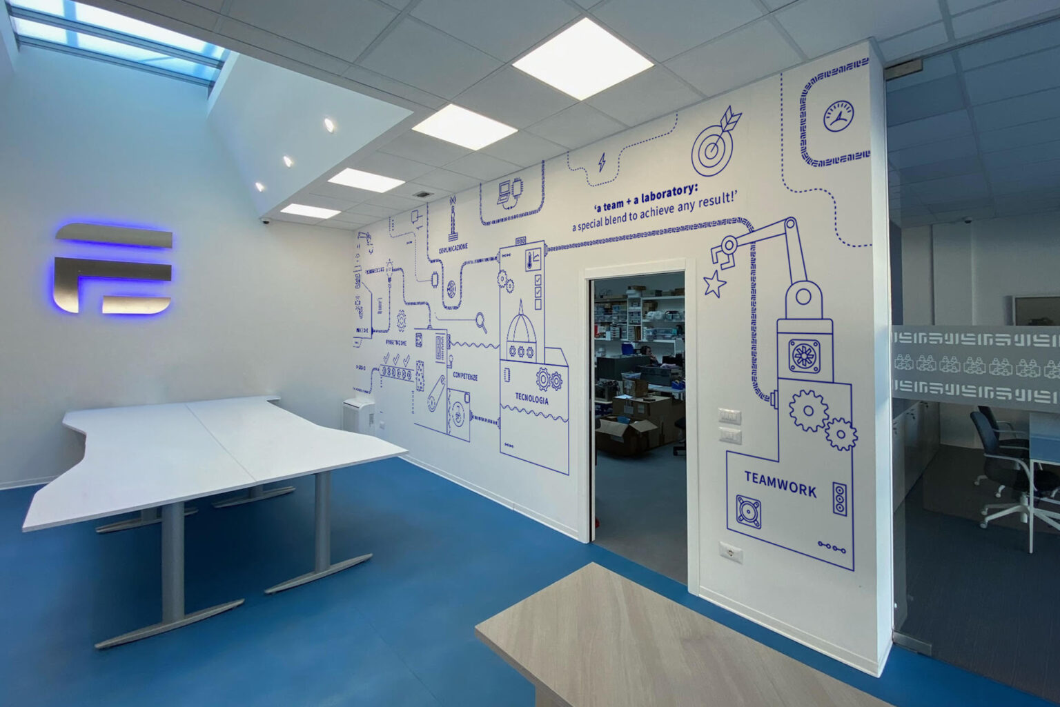 Florence Engineering corporate office interior environmental design