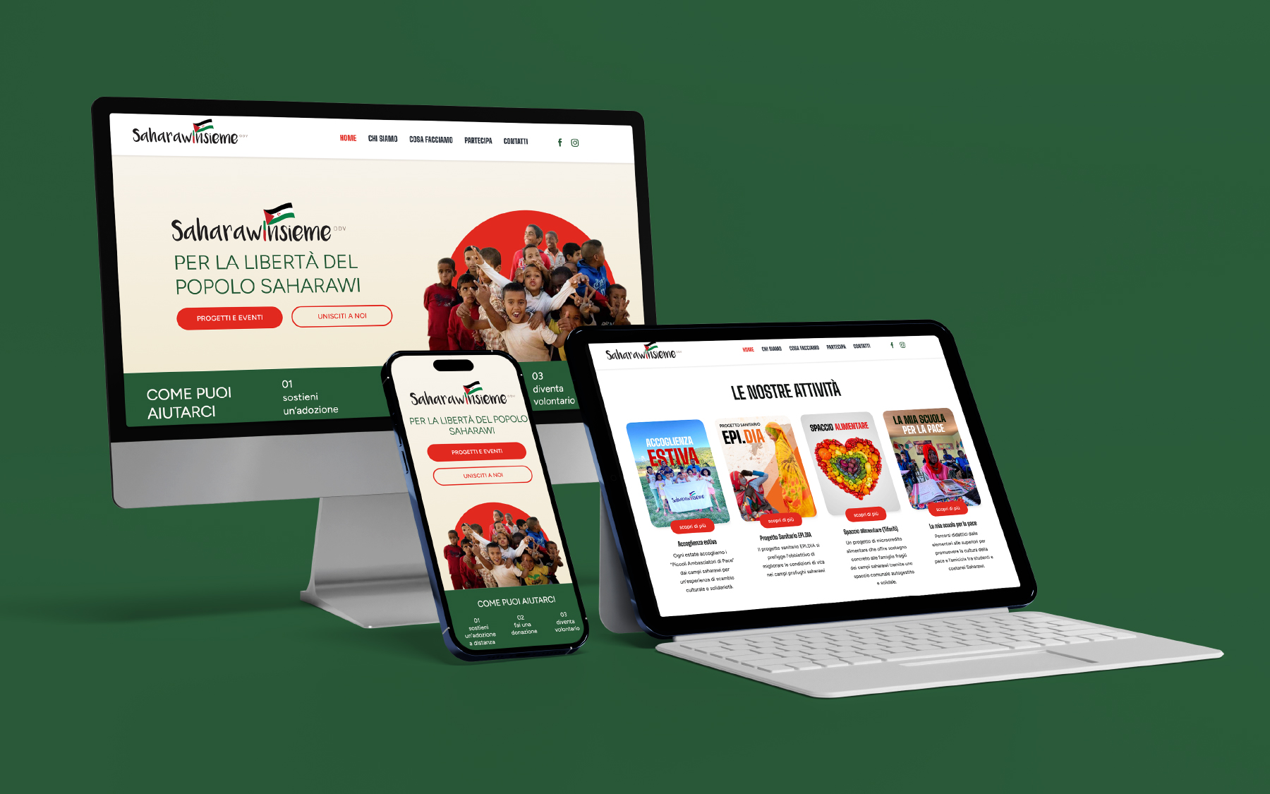 Saharawinsieme web design