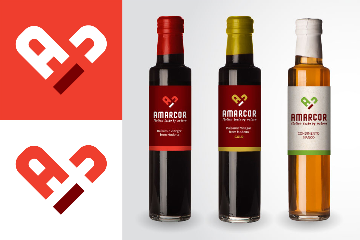 Amarcor brand identity detail