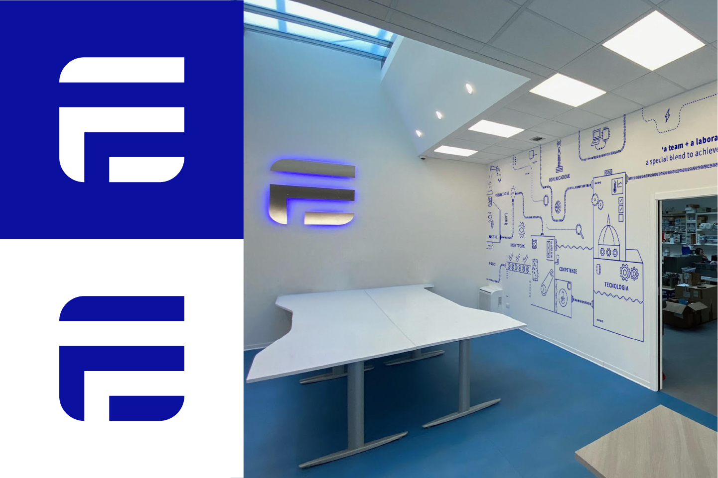 Florence Engineering brand identity detail