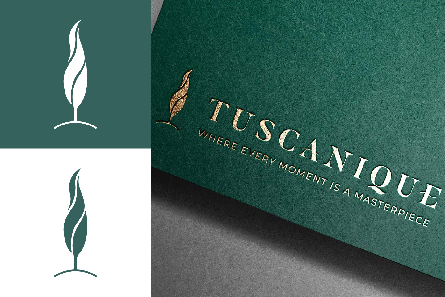 Tuscanique brand identity detail