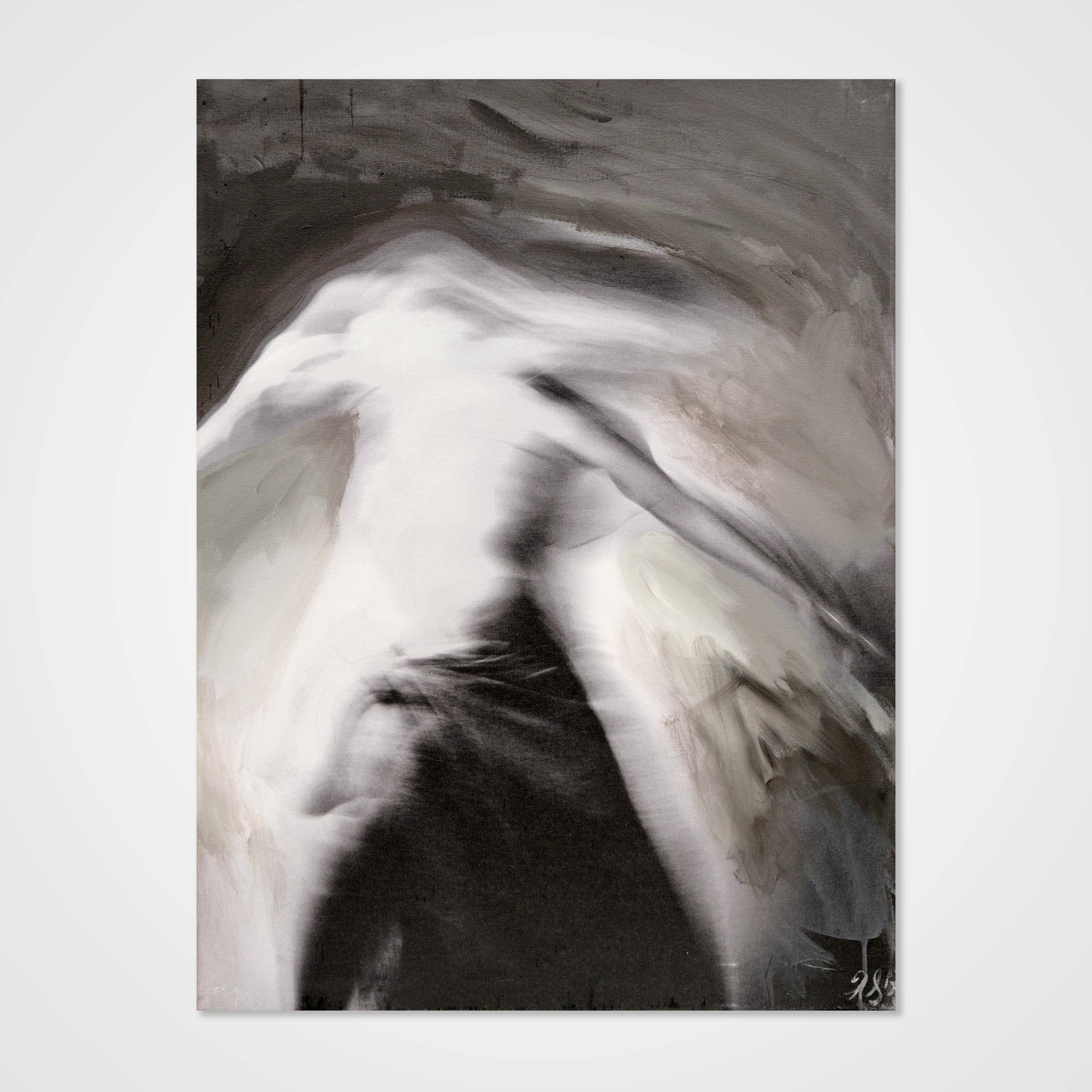 Long exposure abstract painting meditation