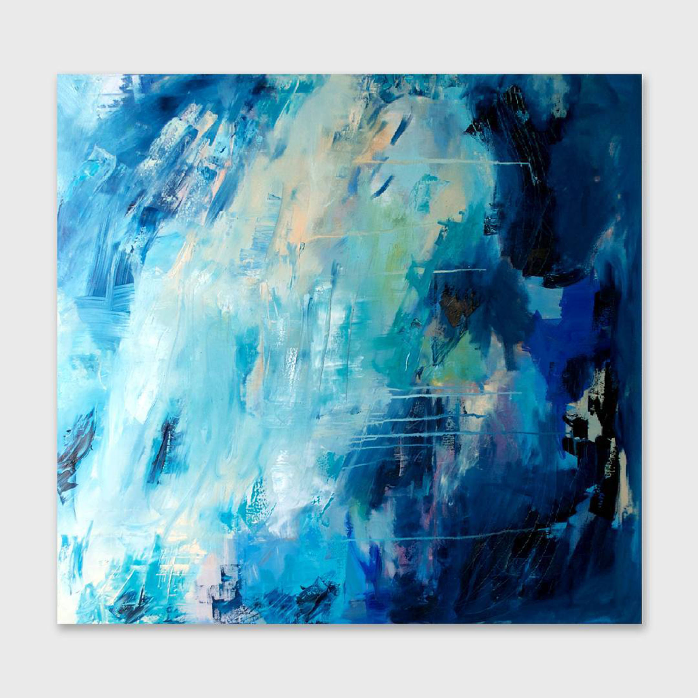 Abstract painting water